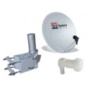 Kit Motor 100 Gibertini + PremiumX 1.3 go to + Inverto Premium single