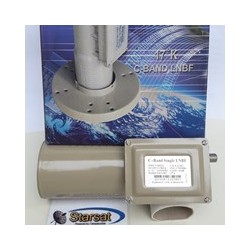 LNB banda C Eurostar - single 3,4 / 4,2 ghz - no feed