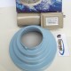 LNB banda C Eurostar - single 3,4/4,2 ghz+ feed conico