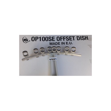 Kit multifeed 35 gradi 100cm Gibert. serie SE+ 8 LNB+ Diseqc 8in