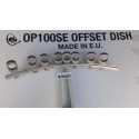 Kit multifeed 35 gradi 100cm Gibert. serie SE+ 8 LNB+ Diseqc 8in