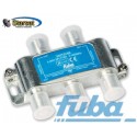 FUBA divisore sat - tv IF - 3 way/vie power pass