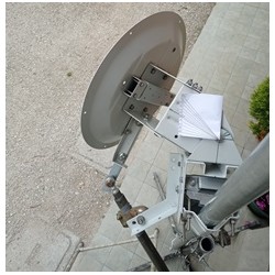 Montaggio polare Gibertini 45W - 75E per parabole 125cm e 150cm