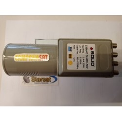 Lnb banda C - Quad - Solid - 3,4/4.2 Ghz - 12° K - no feed dielettrico