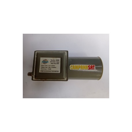 Lnb banda C - single Turbo-1800-3,4/4,2 ghz - no feed - no dielettrico