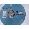 Cavo satellite - diametro. 5mm - classe A - roller - bianco - 150 mt. - EK