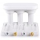Lnb Opticum monoblocco triplo twin 13 - 16 - 19 a 2 uscite x 2