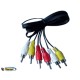 Cavo audio video profess.3 RCA - 3 RCA -,3 mt (sped. gratis
