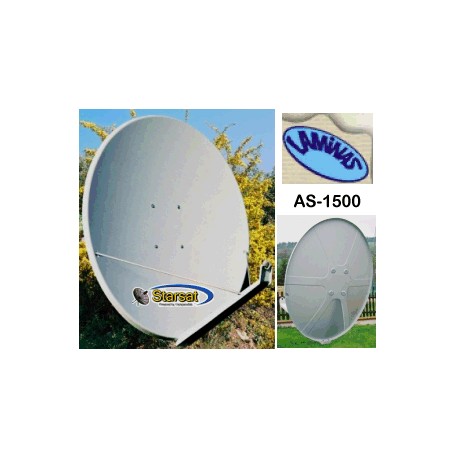 Parabola 160 OffSet Laminas bianca in Fibra di vetro