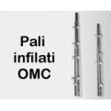 Palo infilato mt. 2 x 2 diametro 42/35 cod.0190