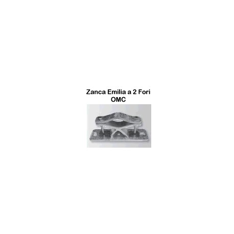 Zanca Emilia 2 Fori- cm30- piastra pesante 250/70/6 art.0058