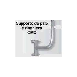 Supporto da palo e ringhiera - verticale - OMC art. 0168