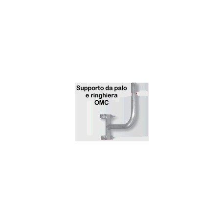 Supporto da palo e ringhiera - verticale - OMC art. 0168