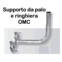 Supporto da palo e ringhiera - verticale - OMC art.0167