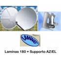 Parab.180 O/S Laminas bianca in Fibra di vetro + AZ EL a settembre