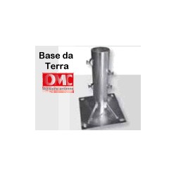Base da terra OMC per pali da mm 55 max ECO - art. e031