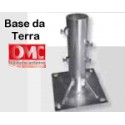 Base da terra OMC per pali da mm 55 max ECO - art. e031