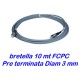 Bretella cavo ottico 10 metri - diam. 3mm - preterminata