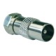 Adattatore coassiale spina TV 9,5 mm - SPINA F(sped.gratis)