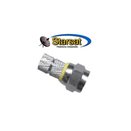 Connettore F Professionale con O-Ring da 6 mm.(sped. gratis