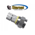 Connettore F Professionale con O-Ring da 6 mm.