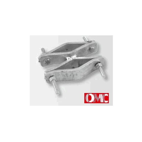Cavallotto a otto leggero - piatto 35x6 - pali diam.30/60 OMC