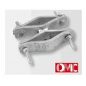 Cavallotto a otto leggero - piatto 35x6 - pali diam.30/60 OMC