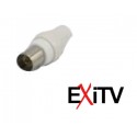 prese tv con ghiera nichelata