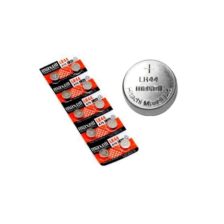 Nr. 1 Batteria bottone -LR44- Alkalina Maxell - 1,5v (sped.grat