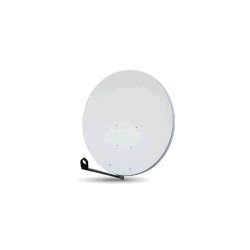 Parabola 125cm OffSet Alluminio Bianca Giber. - Supporto Polare