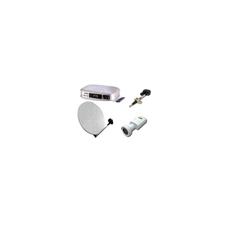 KIT Motorizz.150cm - Attuat. 24'- VBox II - LNB TWF -Feed